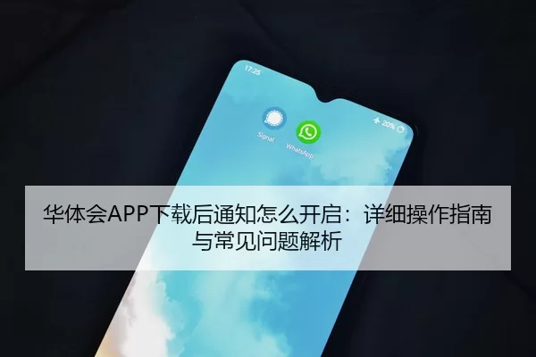 华体会APP下载后通知怎么开启：详细操作指南与常见问题解析